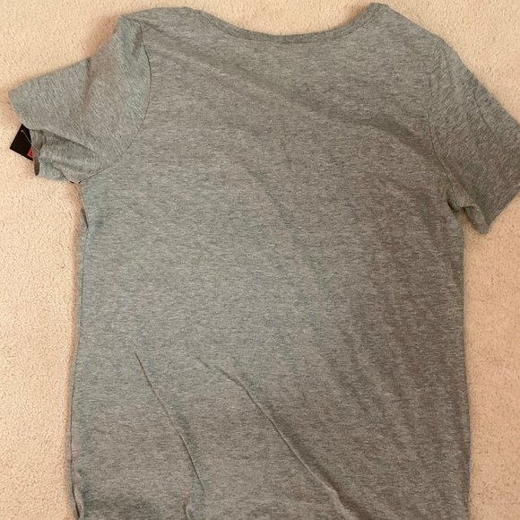 Nike Classic Crewneck Tee | Gray with White Logo - Picture 2 of 3